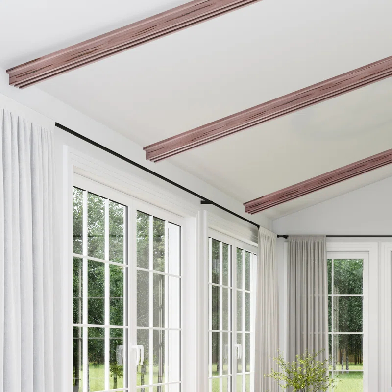 Ornamental Mouldings Natural Industrial Slat Beam 5-1/2"X3-1/8"X92"