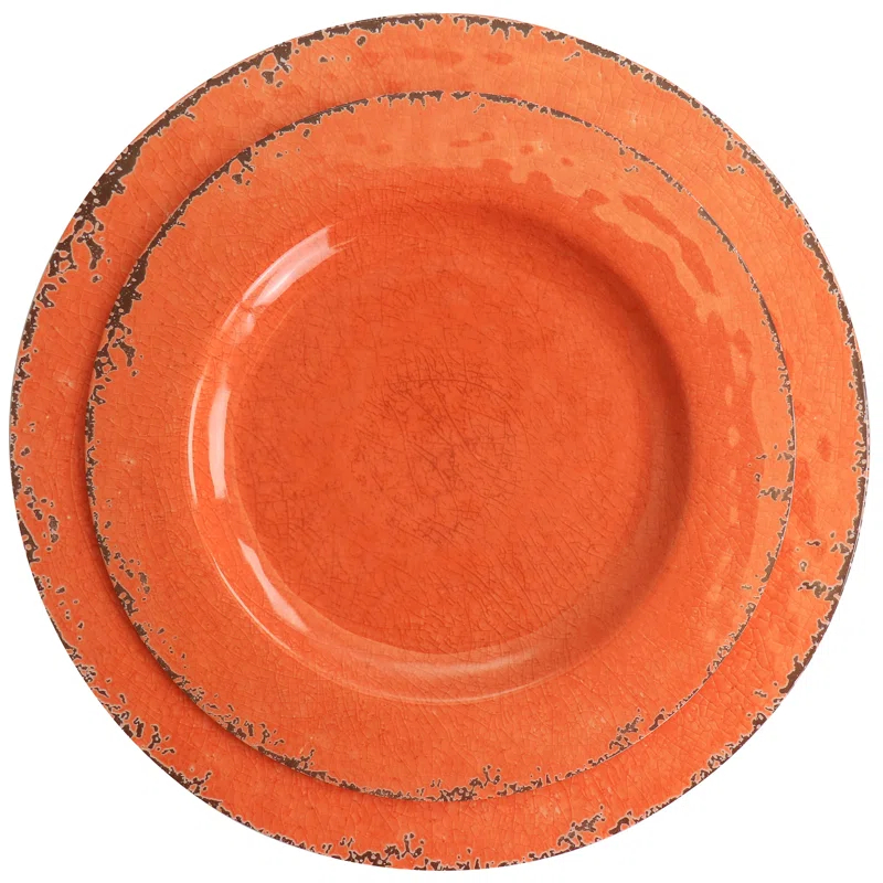 Laurie Gates 12 Piece Melamine Dinnerware Set, Service for 4