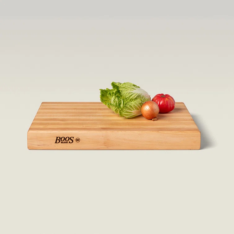 John Boos Wood Edge Grain Reversible Cutting Board