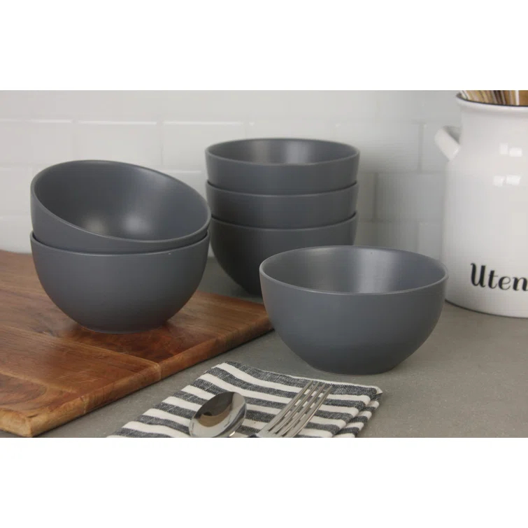 Wazee Matte 16 oz. Cereal Bowl (Set of 6)