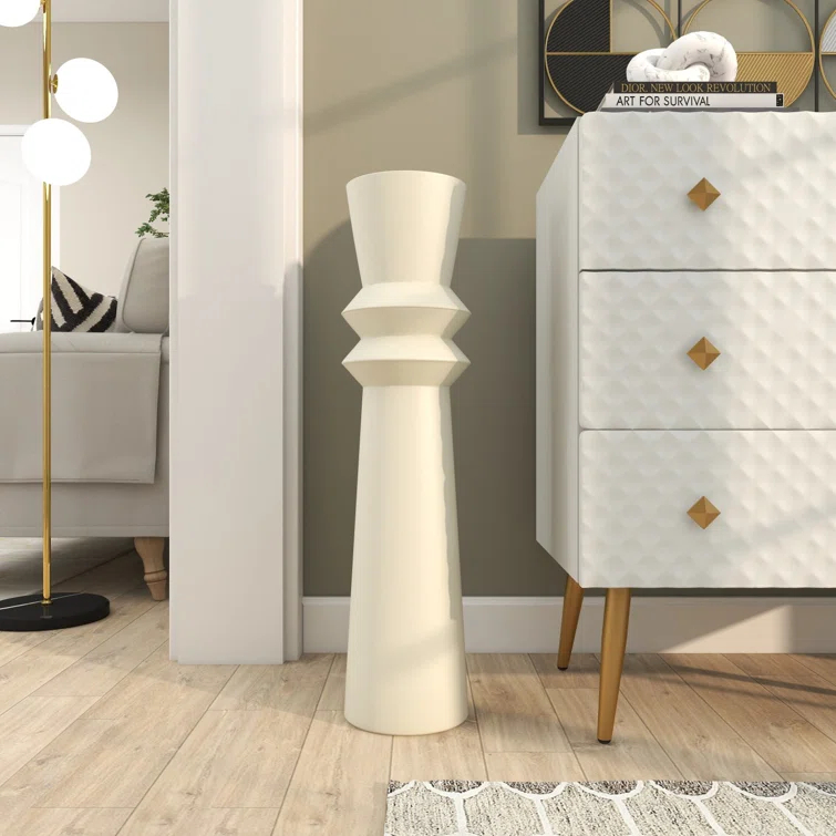 Mable Metal Floor Vase