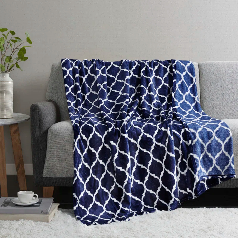 Madison Park Ogee Oversized Throw