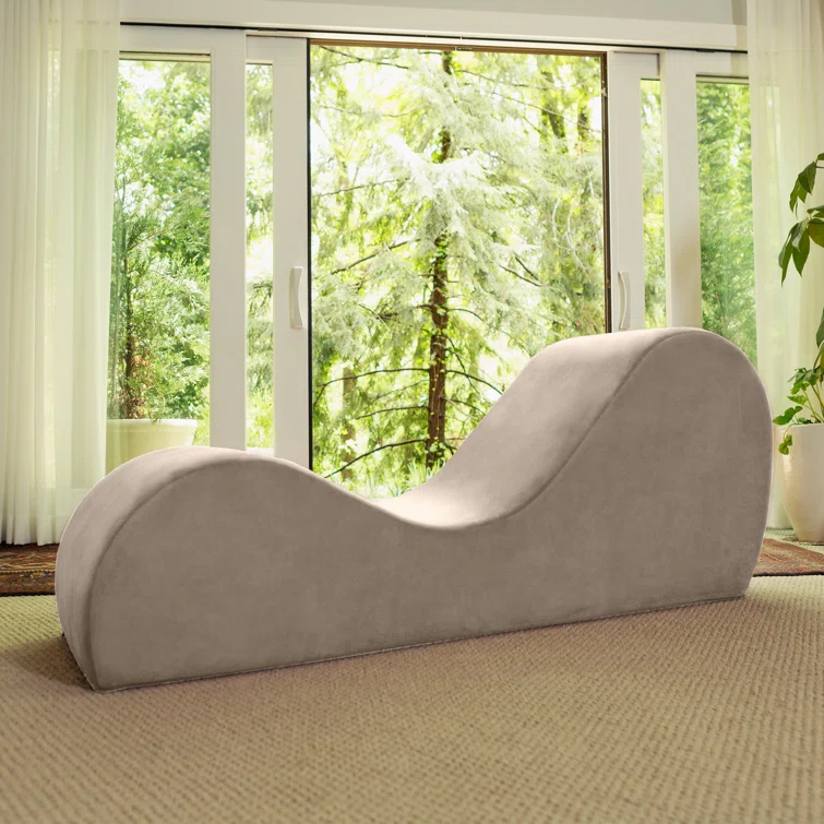 Latitude Run® Symons Sleek Chaise Lounge for Yoga - for Stretching, Relaxation, Exercise & More