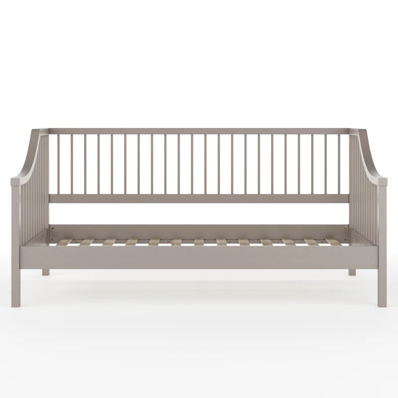 Martha Stewart Martha Stewart Neely Wooden Platform Daybed With Spindles And Wood Slat Foundation