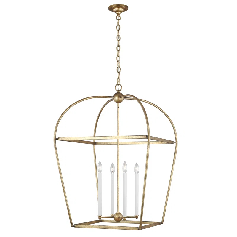 Andy 4 - Light Dimmable Lantern Geometric Chandelier
