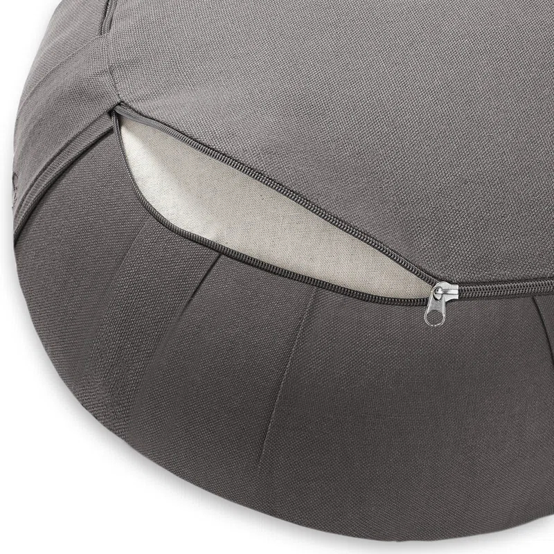 Node Fitness 15" x 5" Round Floor Pillow and Meditation Bolster