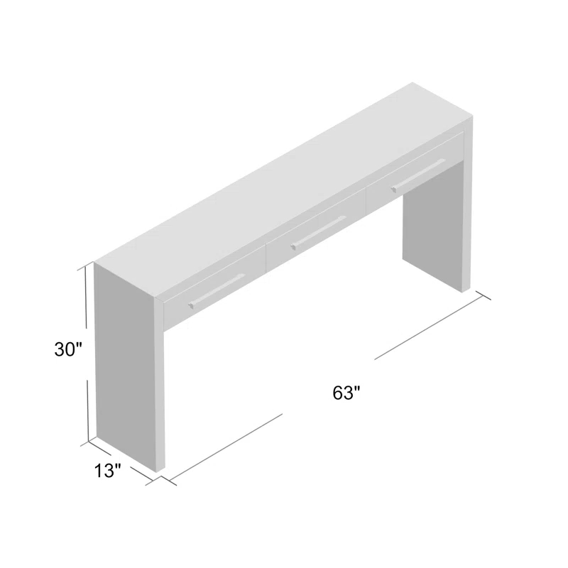 Theodore Alexander TA Studio 63'' Console Table