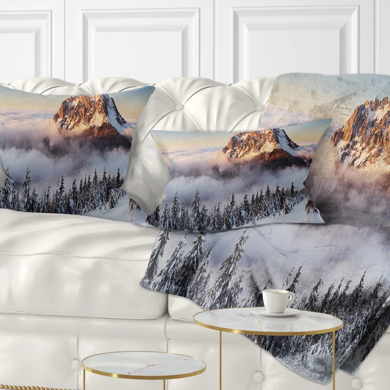 Design Art Reversible Throw Pillow