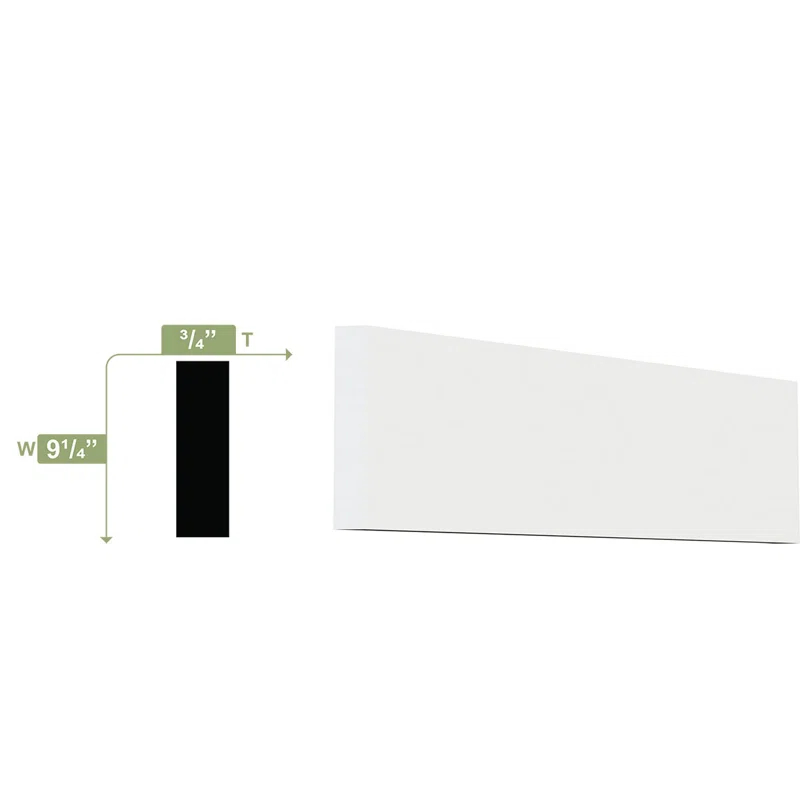 Ekena Millwork H 96'' W D Plastic Casing