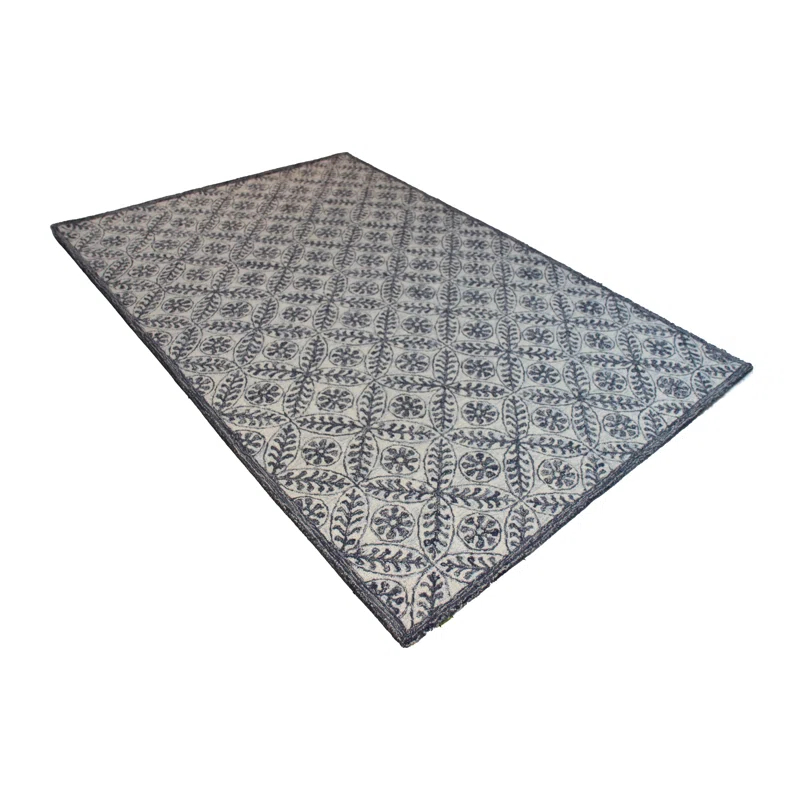 Bashian Rugs Valencia Hand Tufted Wool Geometric Indoor Rug
