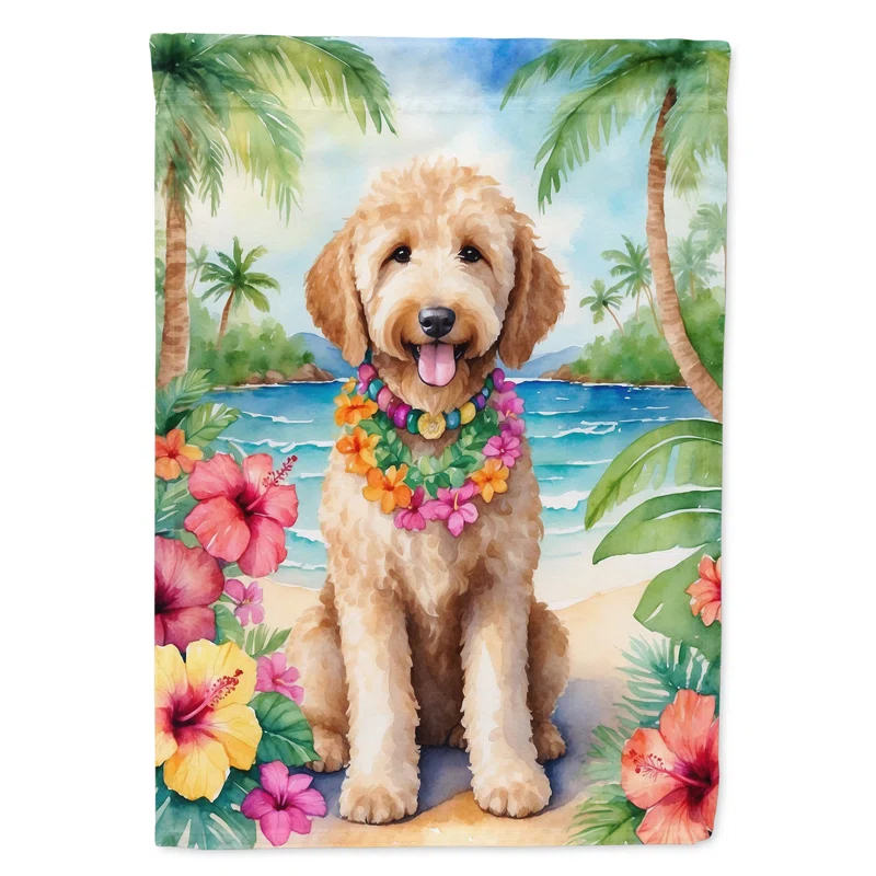 Caroline's Treasures Double Sided 40'' H x 28'' W Polyester Animal House Flag
