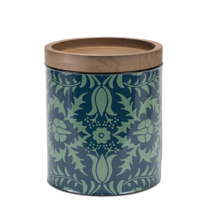 Winston Porter Round William Morris Canister (Set of 3)