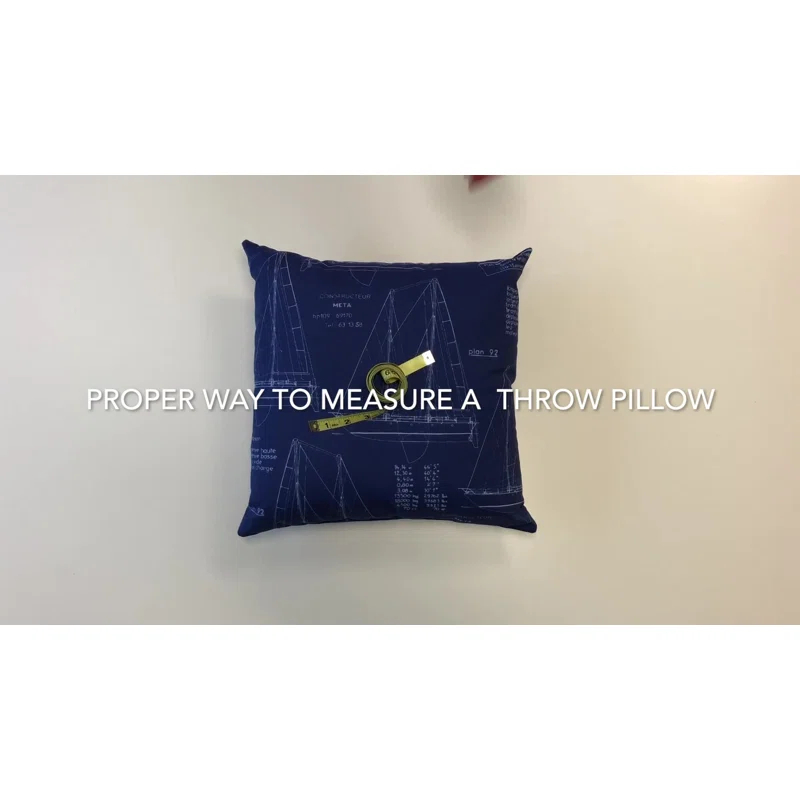 e by design Goals, Gourds, And Gatherings Geometric Indoor/Outdoor Reversible Throw Pillow