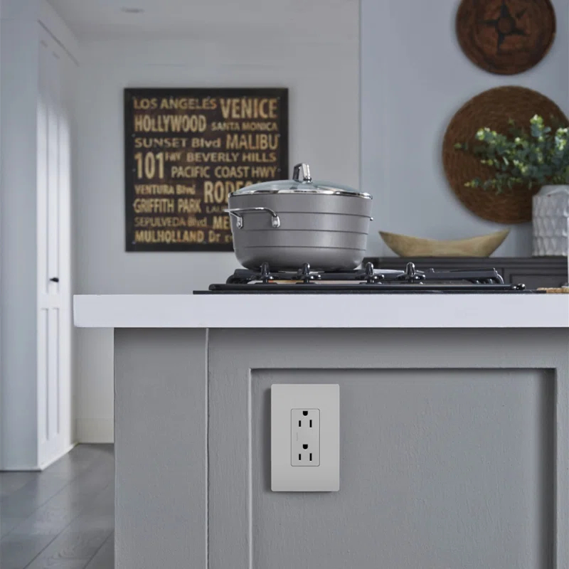 Legrand Radiant 1-Gang Decorator Rocker Screwless Wall Plate