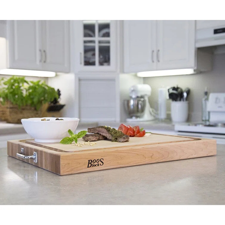 John Boos Wood Edge Grain Reversible Cutting Board