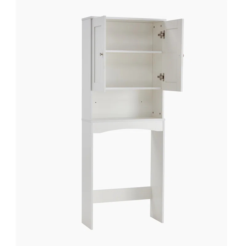 HLILish Home Bathroom Shelf Over-The-Toilet, Bathroom Spacesaver, Bathroom Storage Cabinet Organizer