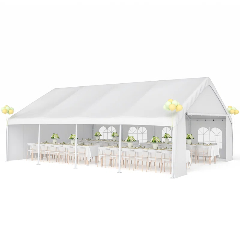 Ideamage 20 Ft. W x 26 Ft. D Metal Party Tent