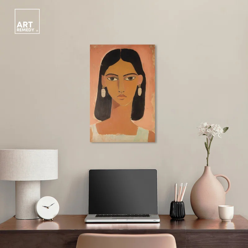 Art Remedy Hispanic Girl Canvas Classic Women Wall Art by Art Remedy
