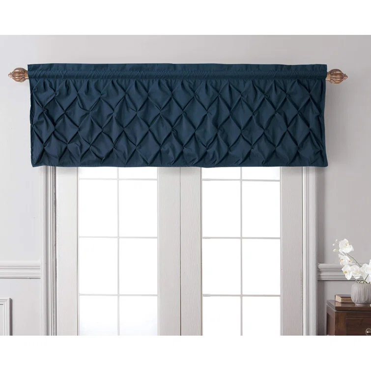 Remorb Modern Window Valance with Rod Pocket