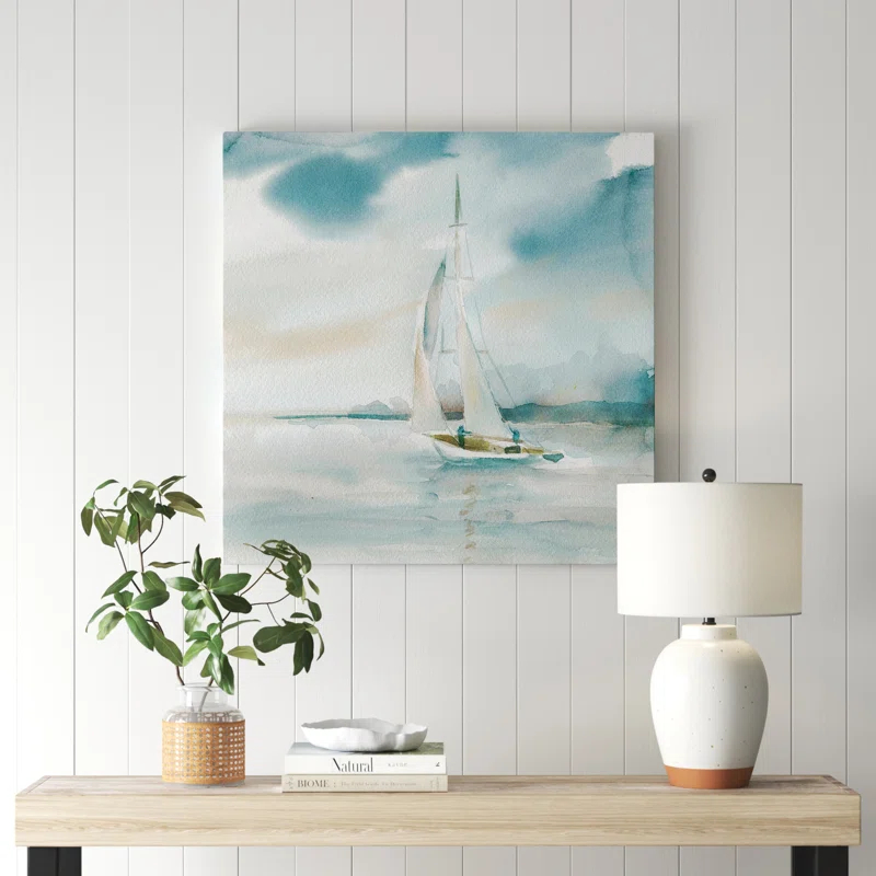 Sand & Stable™ " Subtle Mist I " Painting Print