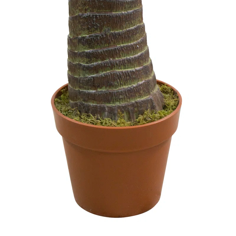 Northlight Seasonal 70" Green and Brown Potted Artificial Phoenix Palm Tree