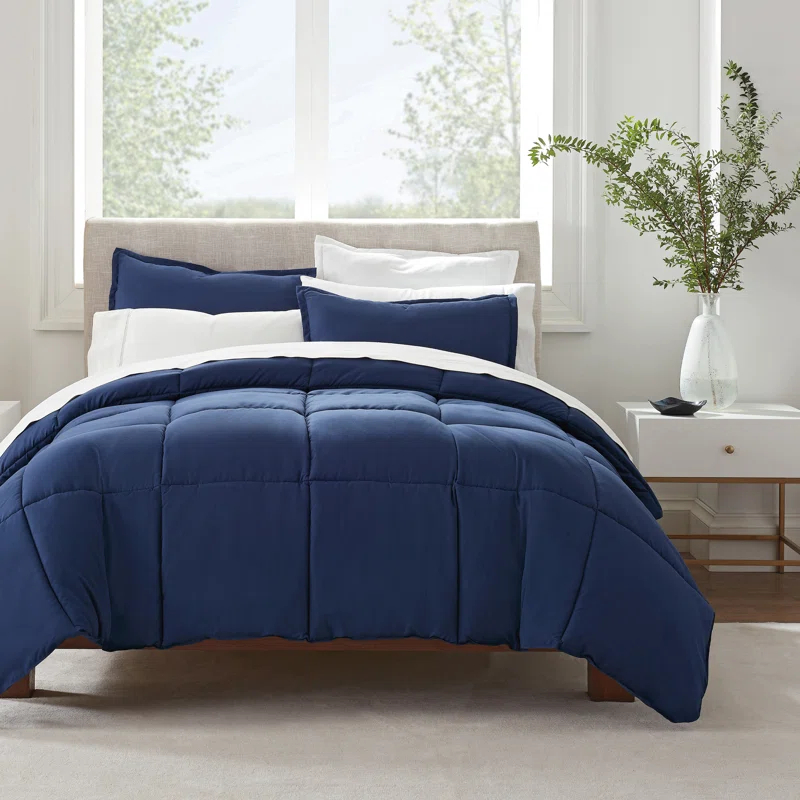 Serta Microfiber 3 Piece Comforter Set