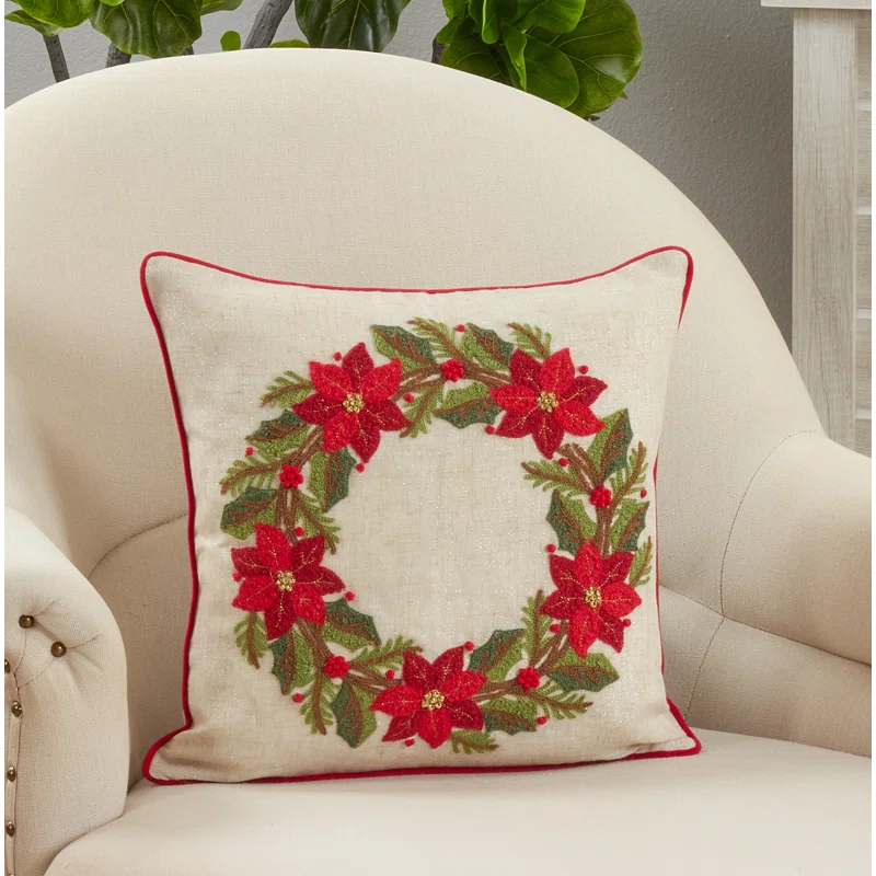 Floral Throw Pillow