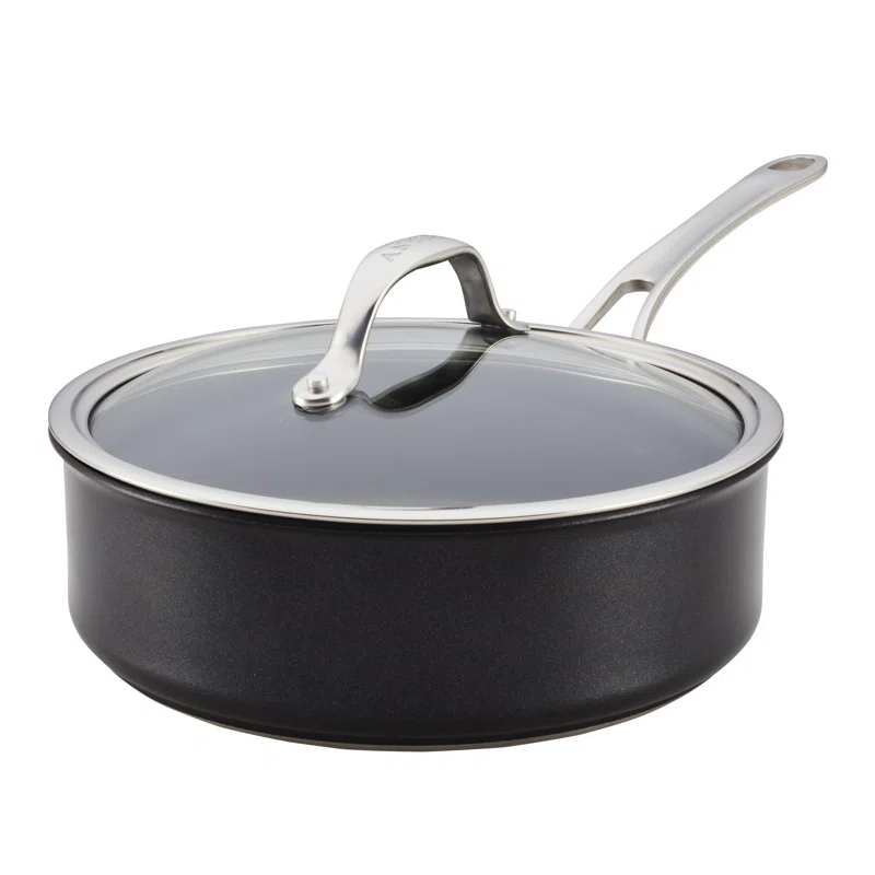 Anolon X Hybrid Cookware Nonstick Sauté Pan With Lid, 3.5-Quart
