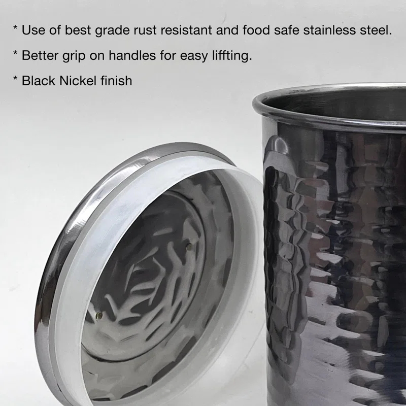 Winston Porter Stainless Steel Canister - Set of 4