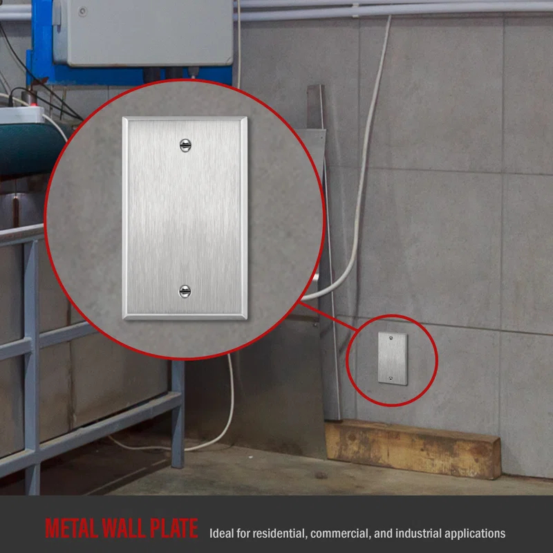 No Subject 1 - Gang Blank Standard Wall Plate