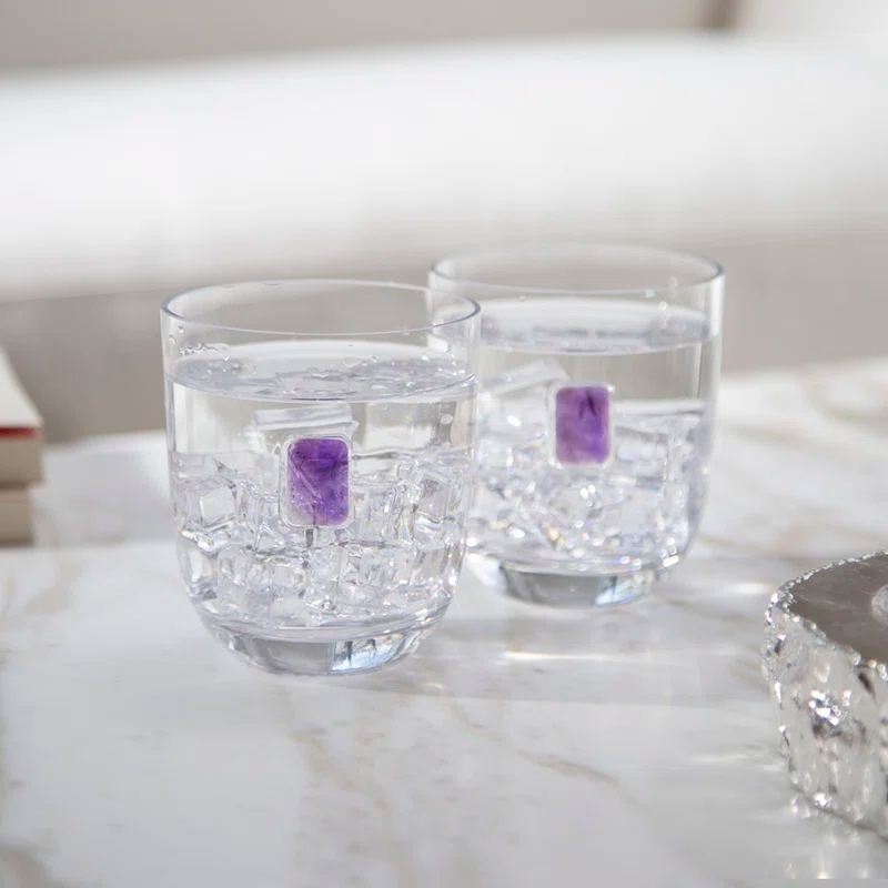 Anna New York 11.05oz. Drinking Glass Set (Set of 2)