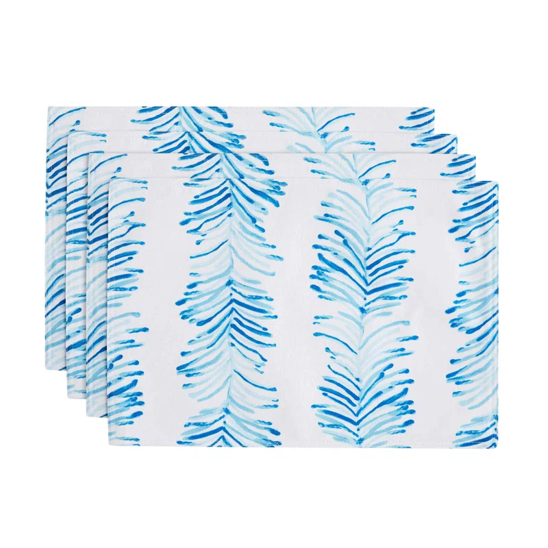 IZOD Izod Seagrass Stripe 4-Pack Placemat Set