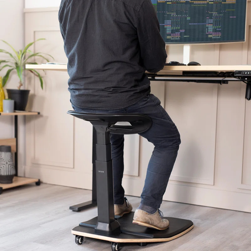 Vivo VIVO Ergonomic Leaning Chair with Anti-Fatigue Mat