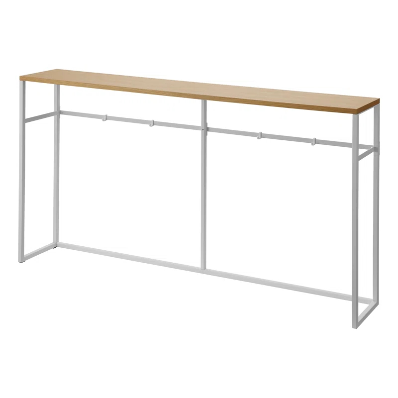 Yamazaki Home Long Console Table - Two Styles, Steel, Open, Holds 11 Lbs