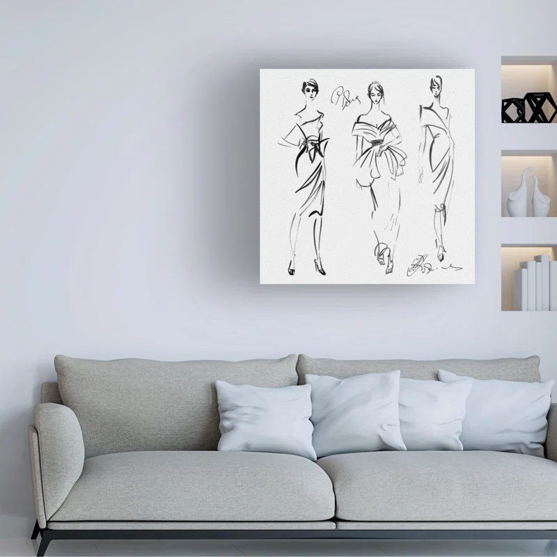 Red Barrel Studio® " Fashion Sketch 8 " by Natalia Rudzina