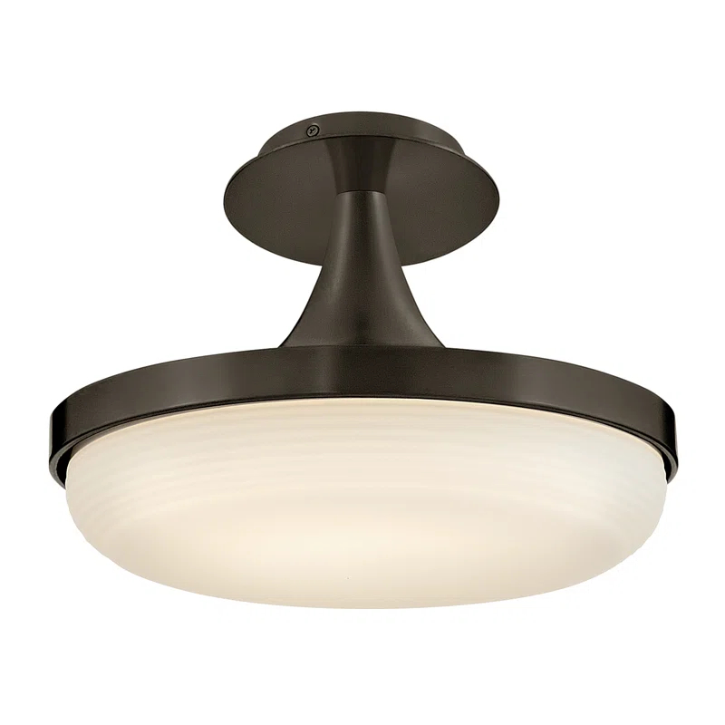 Elsa Integrated LED Convertible Pendant w/ Cased Opal Glass
