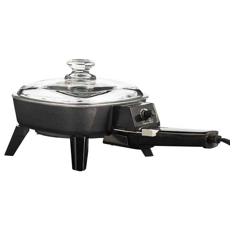 Brentwood Appliances Brentwood Appliances 6'' Non Stick Electric Skillet with Glass Lid