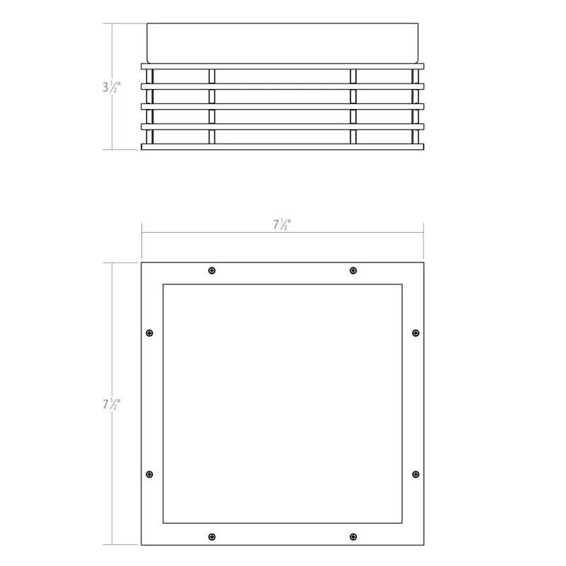 Marue Acrylic LED Flush Mount