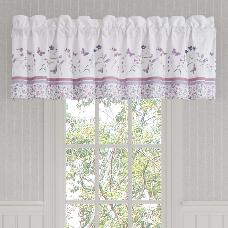 Nola Window Straight Valance Lilac