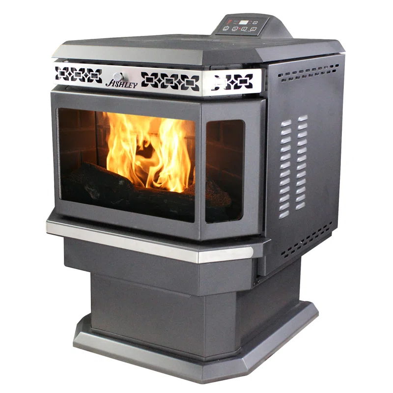 Ashley Hearth Ashley Bay Front Pellet Heater - Solid Fuel Appliance