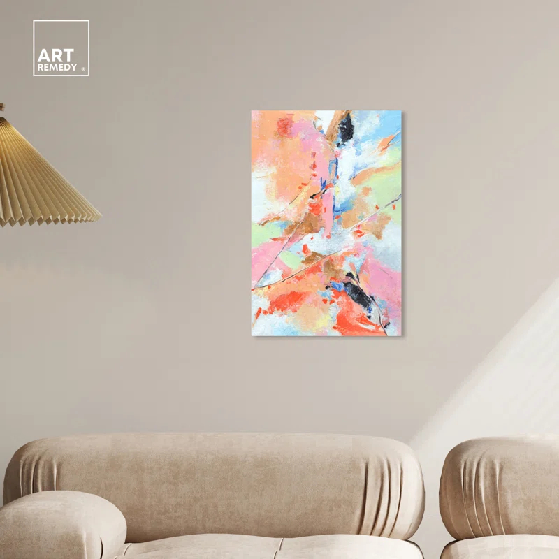 Art Remedy Colorful Fog Boho Abstract Wall Art by Art Remedy
