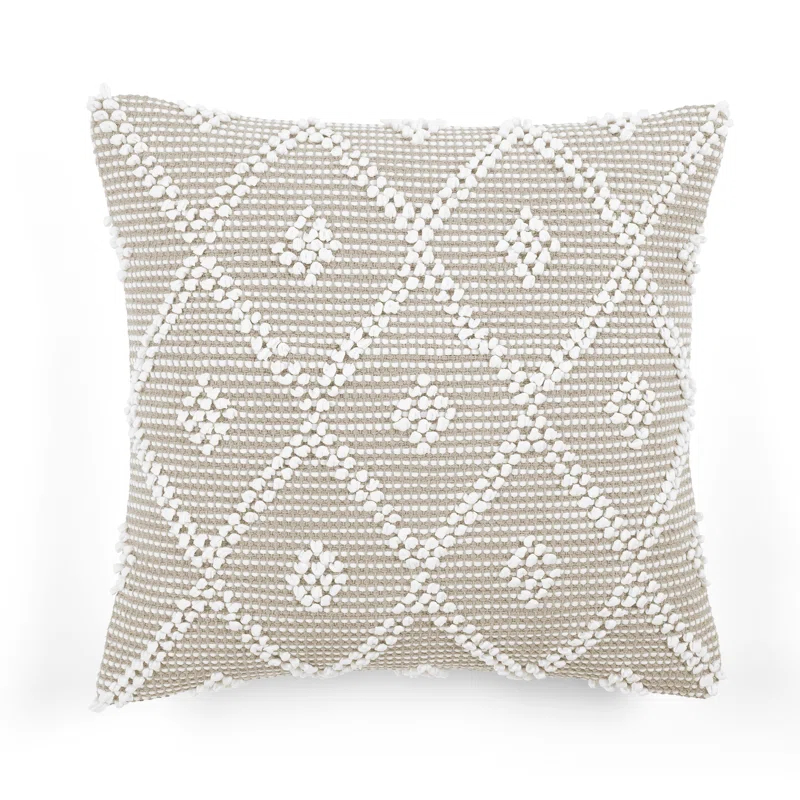 Lush Decor Geometric Square Pillow Cover