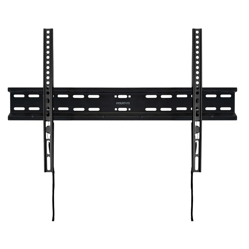 Mount-it Black Fixed Wall Mount for Holds up to 77 lbs