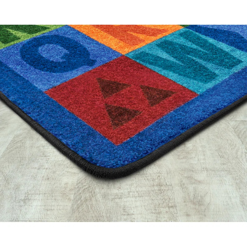 Joy Carpets Joy Carpets Colorful Learning Educational Area Rug
