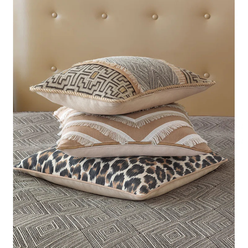 Naya Geometric Lumbar Pillow Cover & Insert