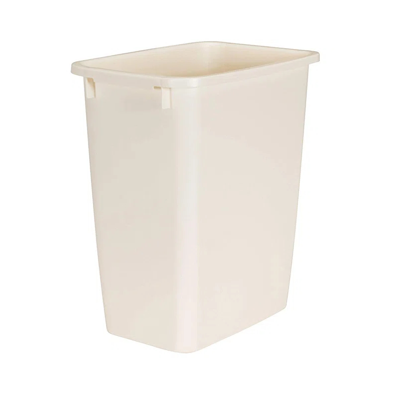 Rubbermaid Commercial Products Rubbermaid 21 Quart Kitchen, Bathroom, and Office Wastebasket Trash Can, Bisque