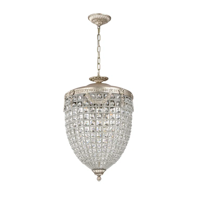 Rosdorf Park Kiyora 4 - Light Dimmable Tiered Chandelier
