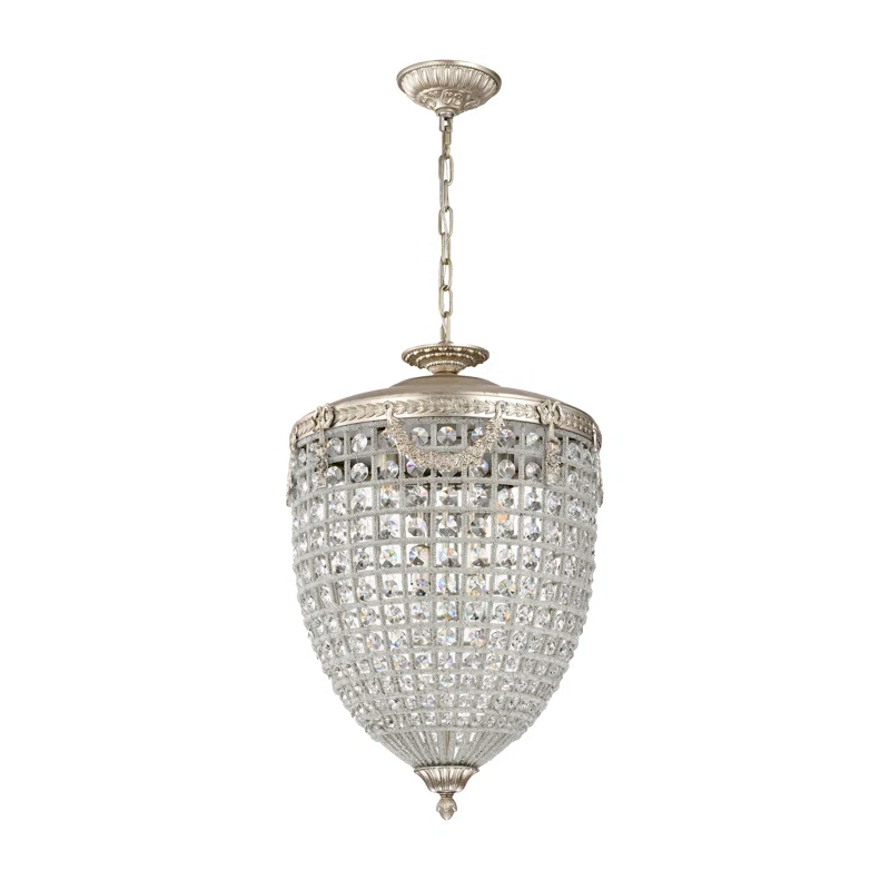 Rosdorf Park Kiyora 4 - Light Dimmable Tiered Chandelier