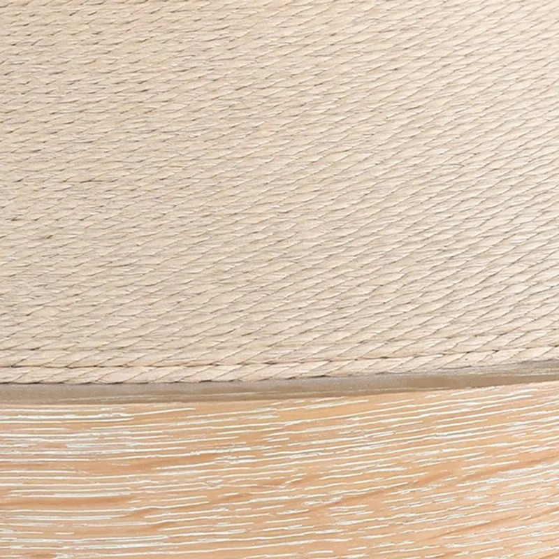 Worlds Away Malibu Oak Round Solid Wood Dining Table