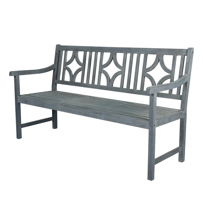 Red Barrel Studio® Babson Acacia Outdoor Bench